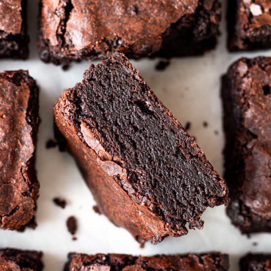 Best Fudgy Brownies Ever - Recipe photo by cookiedoughdiaries