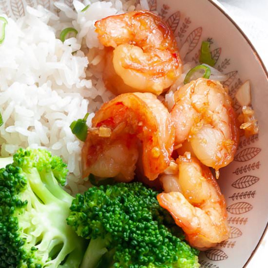 Honey Garlic Shrimp - Recipe photo by KeyToMyLime