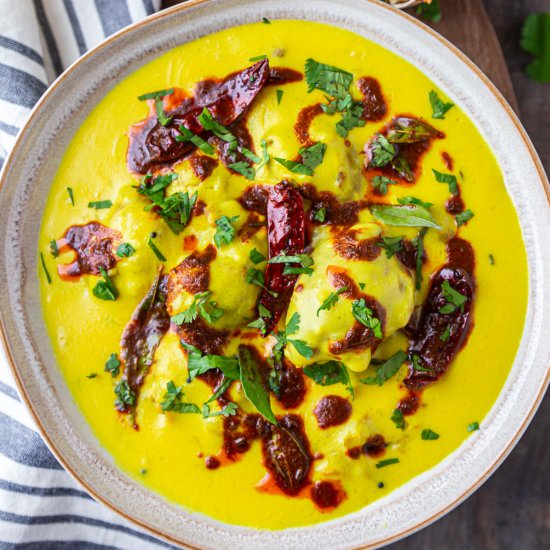 Punjabi Kadhi Pakora - Recipe photo by ShwetaintheKitchen