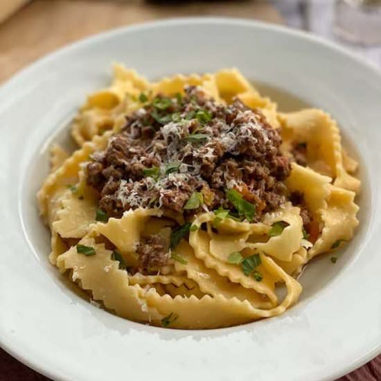 Pappardelle Pasta Made from Scratch - Recipe photo by Italian Kitchen Confessions