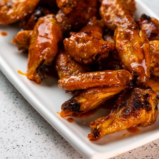 Baked Buffalo Chicken Wings - Recipe photo by sidewalkshoes