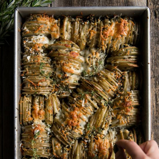 Hasselback Potato Casserole - Recipe photo by theforkedspoon