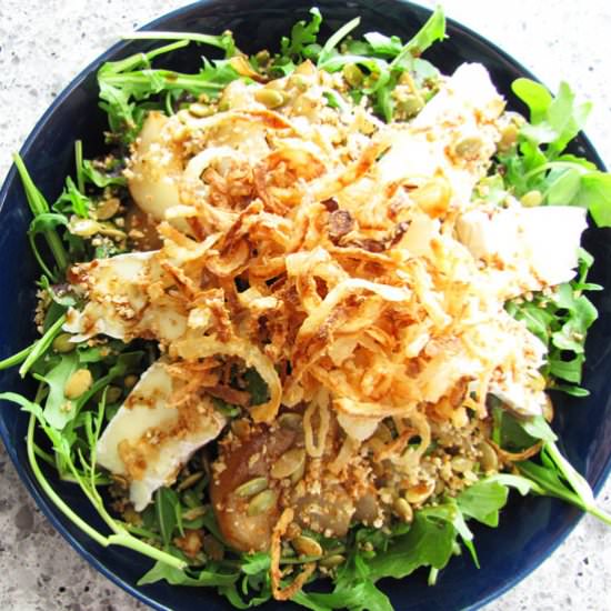 Fall Fruit & Cheese Crunchy Salad - Recipe photo by foodinbrief