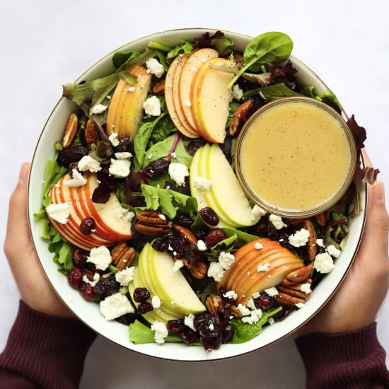Apple Pecan Harvest Salad - Recipe photo by KathleensCravings