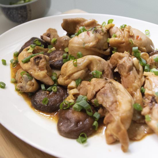 Spicy bean paste steamed chicken - Recipe photo by foodmakesmehappy