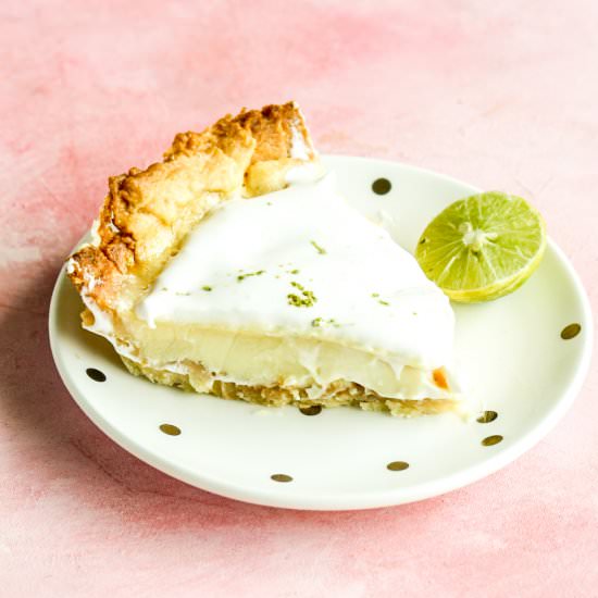 Lemon Pie - Recipe photo by The Desserted Girl