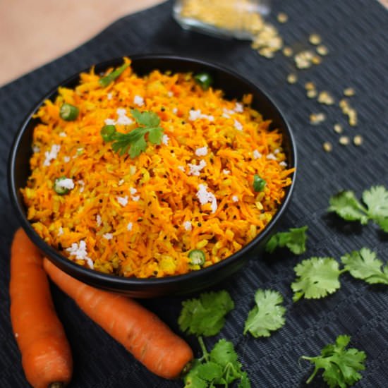 Carrot Kosambari Salad - Recipe photo by ankita_IN