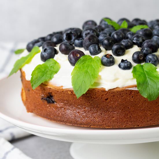 Blueberry White Chocolate Cake - Recipe photo by Healthy Life Trainer