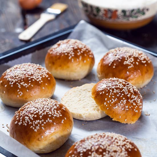 Easy Burger Buns - Recipe photo by Home Cooking Adventure