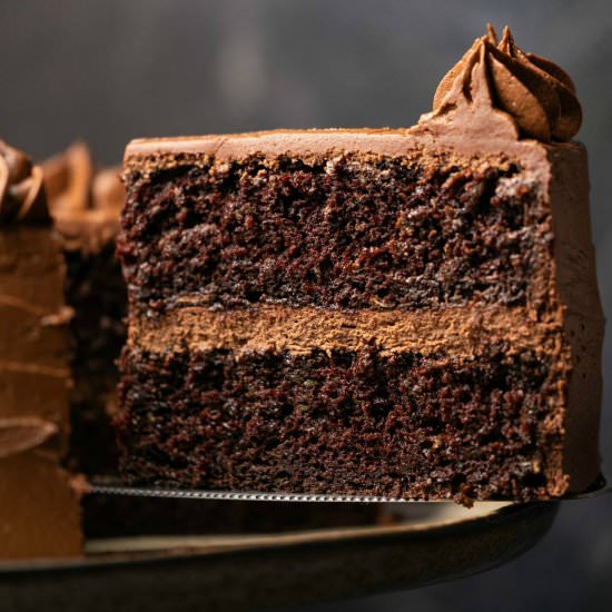 Chocolate Zucchini Cake - Recipe photo by gimmethatflavor