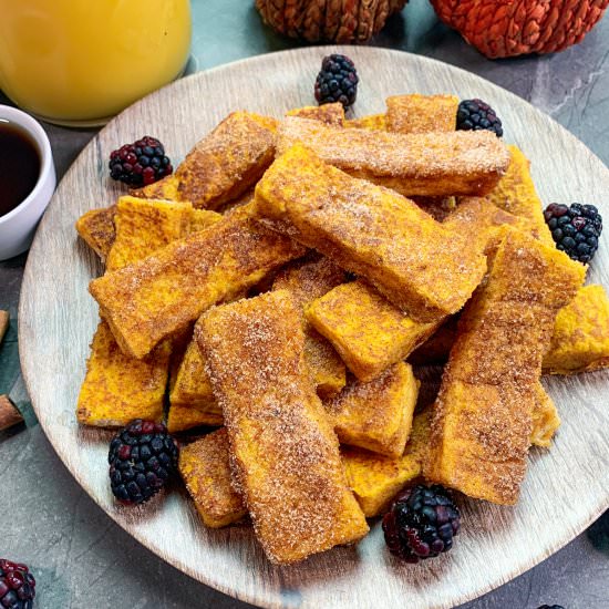Pumpkin Churro French Toast Sticks - Recipe photo by Modern Meal Makeover