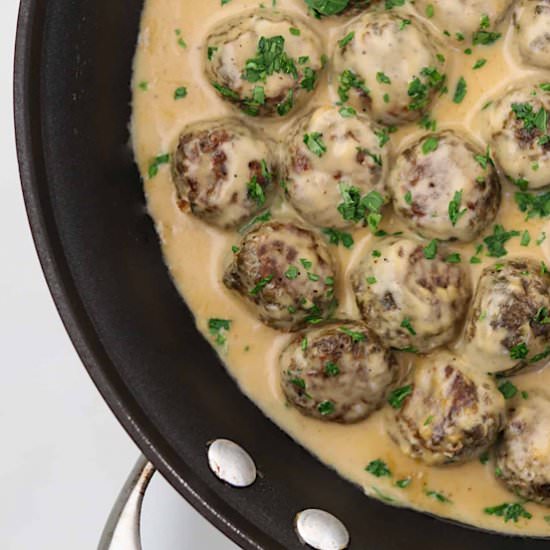Vegetarian Swedish Meatballs - Recipe photo by truenorthkitchen