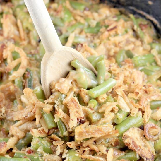Grilled Green Bean Casserole - Recipe photo by EricasRecipes