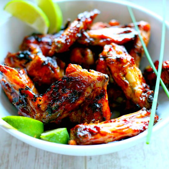 Sweet and Spicy Chicken wings - Recipe photo by GoodFoodShared