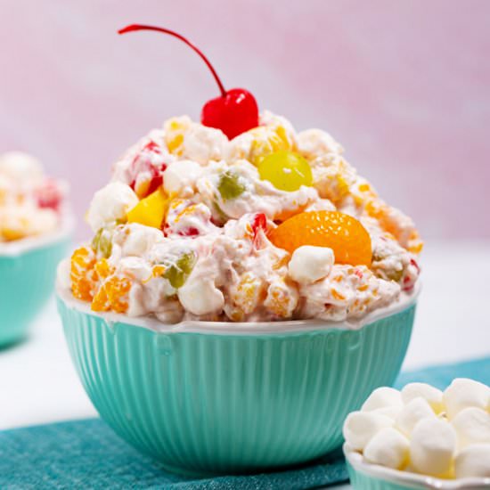Classic 1950s Ambrosia Salad - Recipe photo by The Tasty Tip