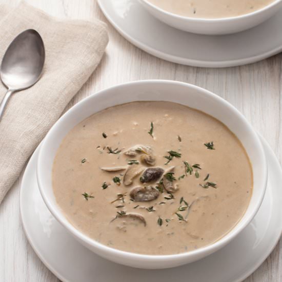 Mushroom Sherry Soup - Recipe photo by jillshough