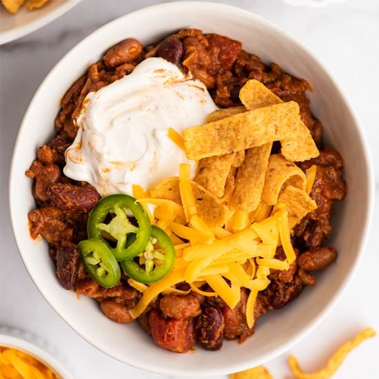 Easy Chili Recipe - Recipe photo by BakingMischief
