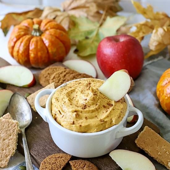 Skinny Pumpkin Dip - Recipe photo by Suburban Simplicity