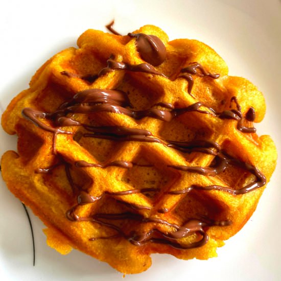 Whole Wheat Pumpkin Waffle - Recipe photo by cookwithrenu