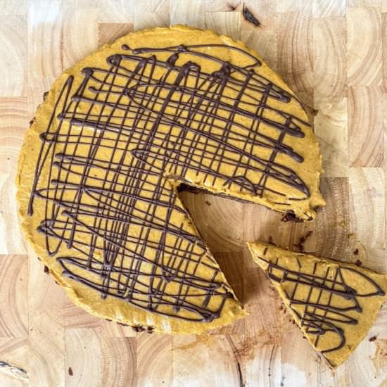 Chocolate Pumpkin Tart - Recipe photo by Icing on the Bake