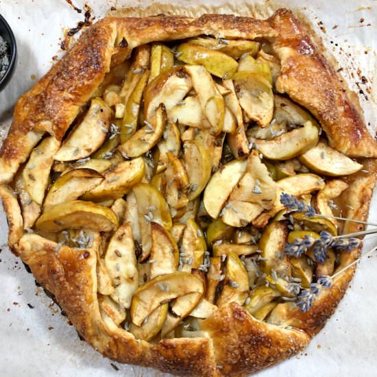 Apple Lavender Galette - Recipe photo by emilyfabulous