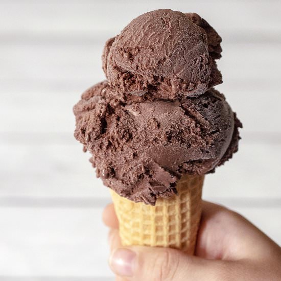 Classic Chocolate Ice Cream - Recipe photo by TheRedheadBaker
