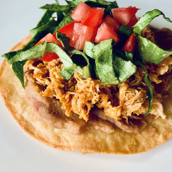 Shredded Chicken Tinga Tacos - Recipe photo by poordrwife