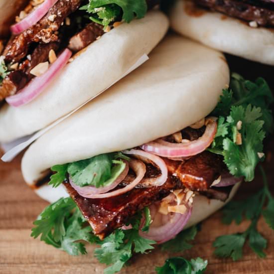 Gua Bao (Taiwanese Pork Belly Buns) - Recipe photo by omnivorescookbook