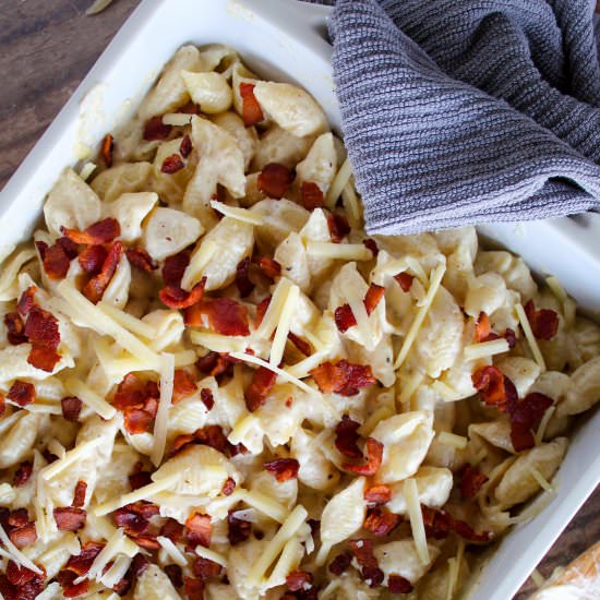 Carbonara Mac and Cheese - Recipe photo by SaporitoKitchen