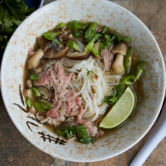 "Real Deal" Beef Pho Noodle Soup - Recipe photo by Flipped-Out Food