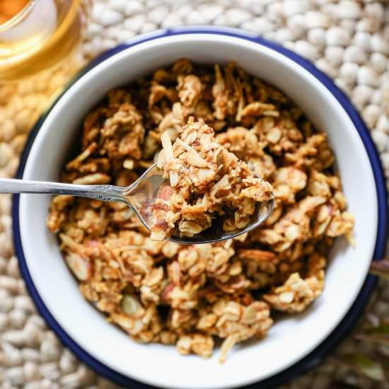 Gluten Free Pumpkin Pie Granola - Recipe photo by smallfarmbiglife