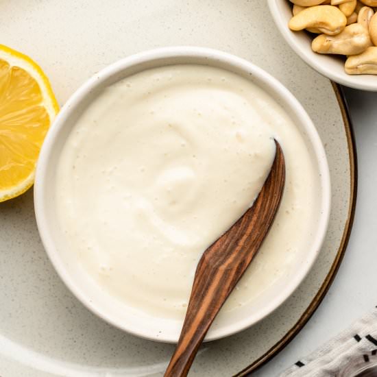 maple vanilla cashew cream - Recipe photo by okonomi kitchen