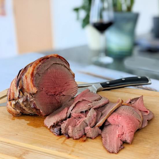 roast venison with chocolate sauce - Recipe photo by Cuisine Fiend