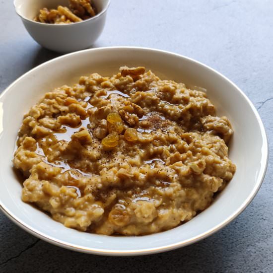 Pumpkin oatmeal - Recipe photo by greenbowl2soul