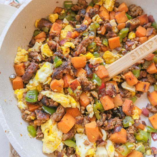 Vegetarian Maple Breakfast Hash - Recipe photo by simplytaralynn