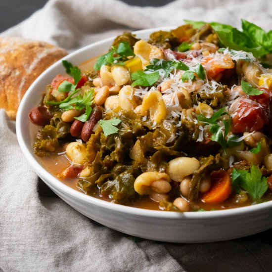 Instant Pot Minestrone Soup - Recipe photo by JawnsICooked
