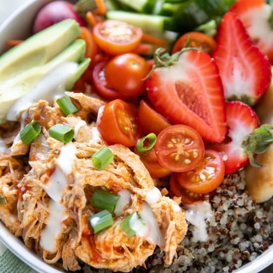 Instant Pot Buffalo Chicken - Recipe photo by theforkedspoon