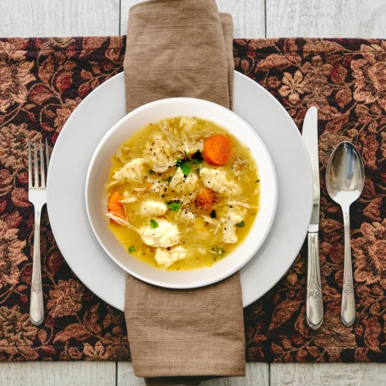Instant Pot Chicken Dumpling Soup - Recipe photo by Anonymous Chef