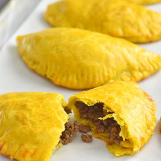 Jamaican Beef Patty - Recipe photo by Herbs and Flour