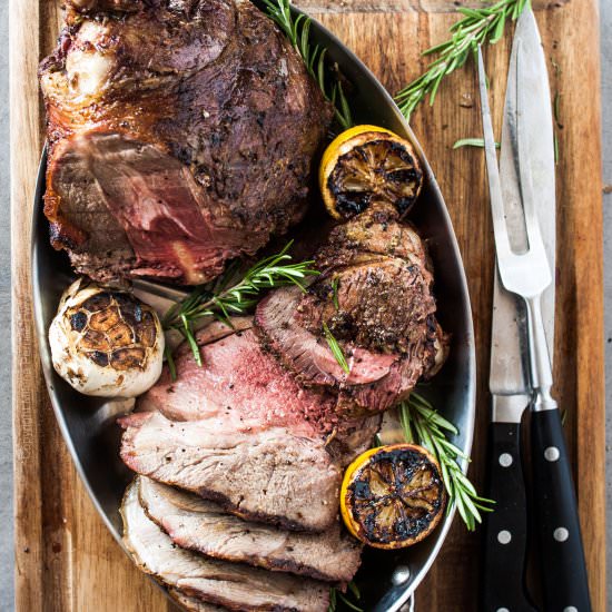 Grilled Leg of Lamb - Recipe photo by Craft Beering