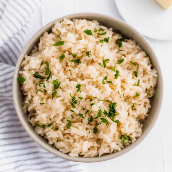 Butter Rice - Recipe photo by megseverydayindulgence