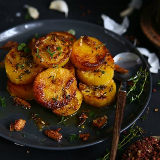 Baked Butternut Squash Rounds - Recipe photo by angiesrecipes