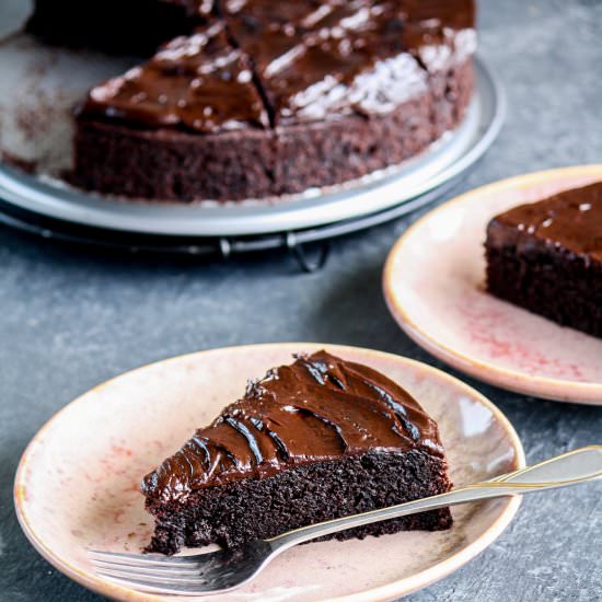 Chocolate Beetroot Cake - Recipe photo by The Desserted Girl