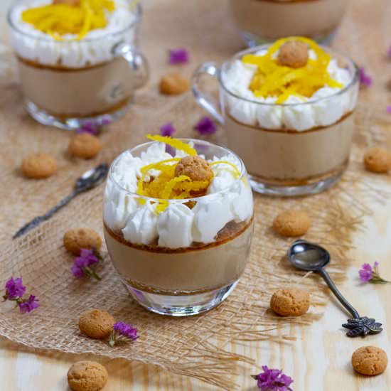 Coffee and orange mousse - Recipe photo by mecooks.com