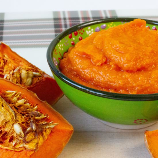 Pumpkin puree - Recipe photo by mecooks.com