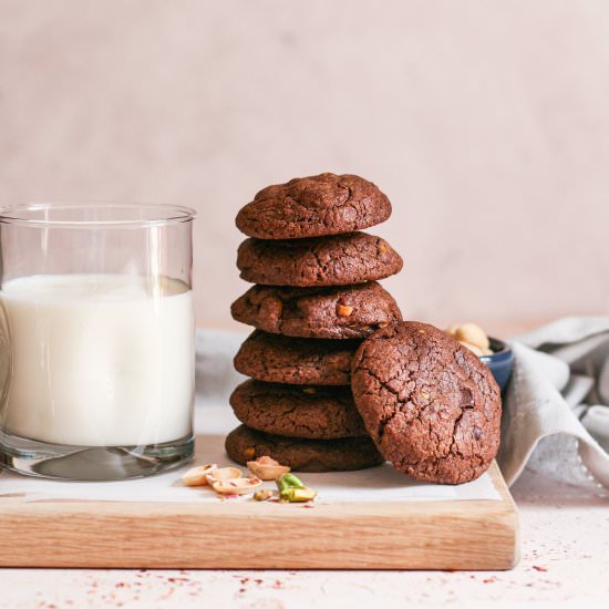 Double chocolate pistachio cookies - Recipe photo by vanillafrost4