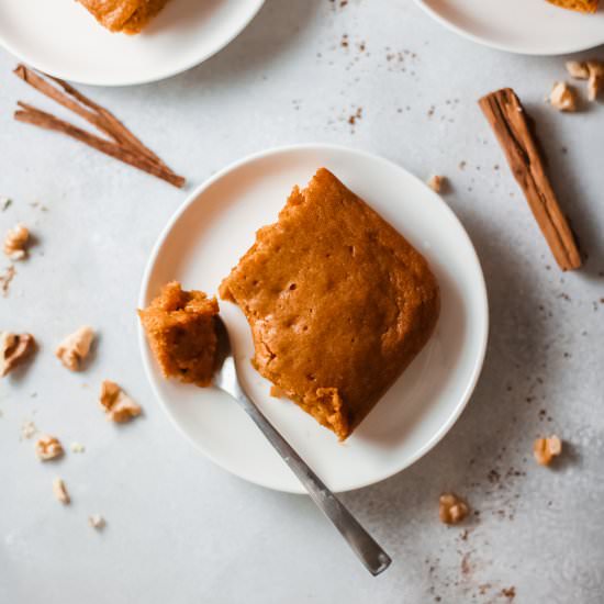 Easy Pumpkin Bars - Recipe photo by lifebeginswithdessert