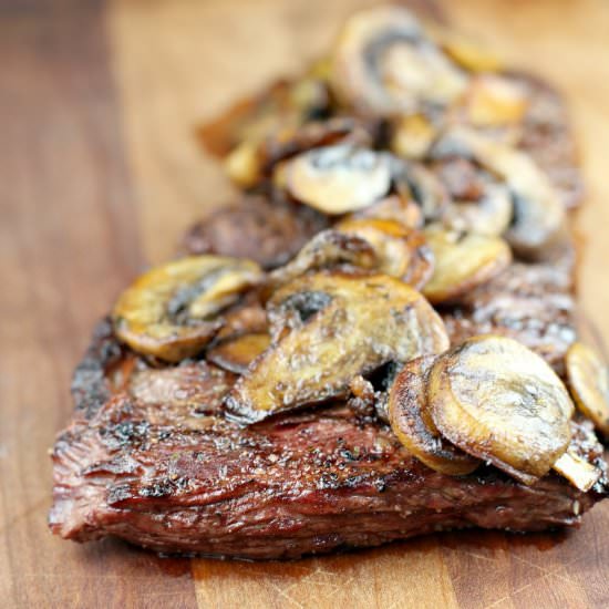 Bistro Garlic Butter Skirt Steak - Recipe photo by EricasRecipes