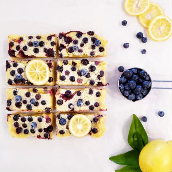 Lemon Blueberry Shortbread Bars - Recipe photo by WhiskingWolf