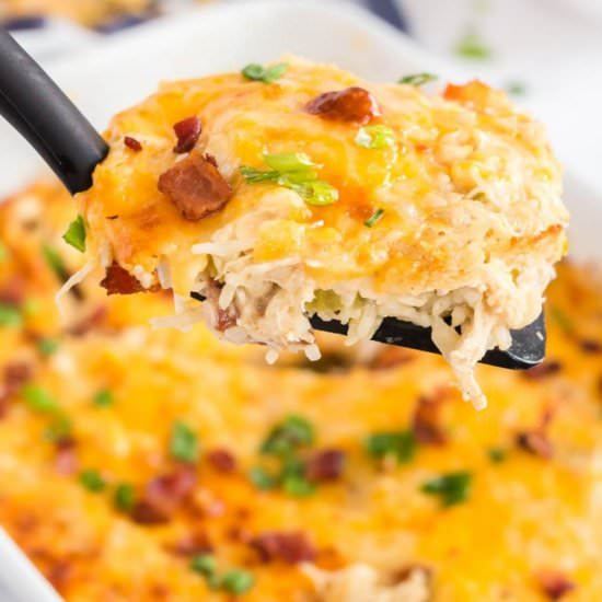 Chicken Rice Casserole (Super Easy) - Recipe photo by KyleeCooks